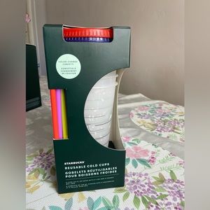 Reusable Starbucks cold set